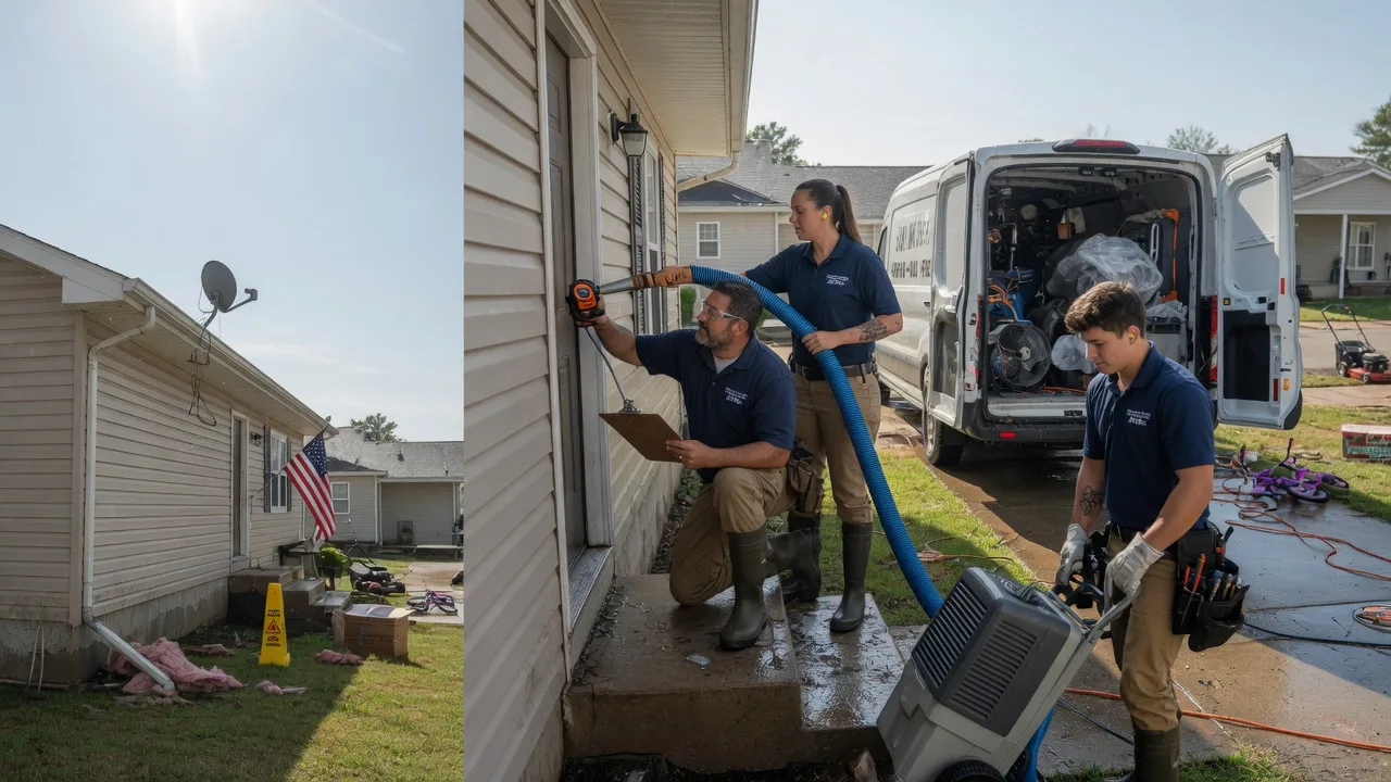 Ceiling Water Damage Restoration in Orlando, WV near me